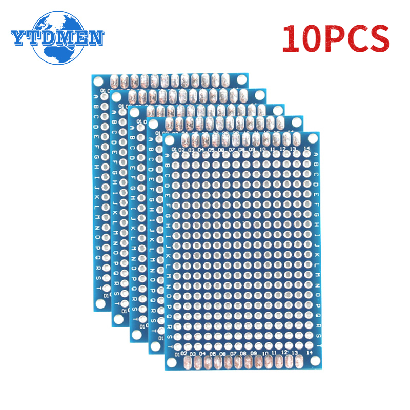 Diy Electronics For Beginners - 10 adet 4x6cm çift yan PCB