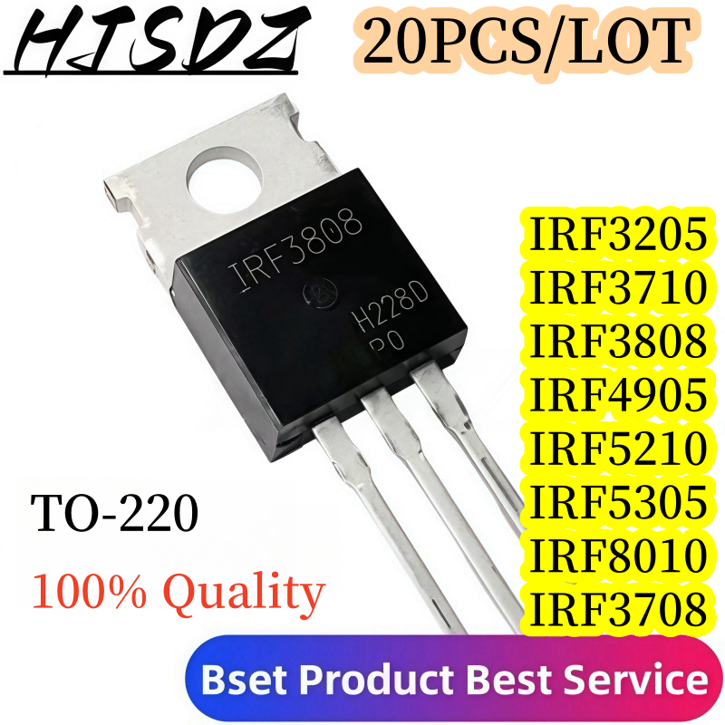 Mosfet Transistor Set - 20 adet/grup IRF3205PBF IRF3205 TO-220 MOSFET