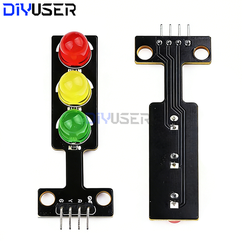 Diy Electronics Raspberry Pi - LED Trafik Işığı Modülü 5V Dijital