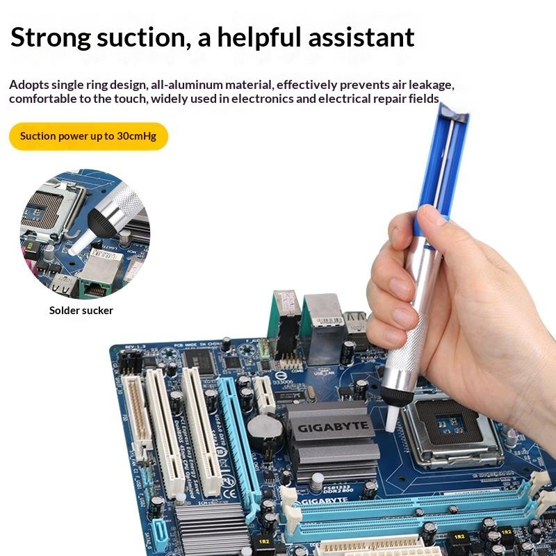 Desoldering Pump Solder - Lehim Sökme Pompası 1 Sağlam Alüminyum
