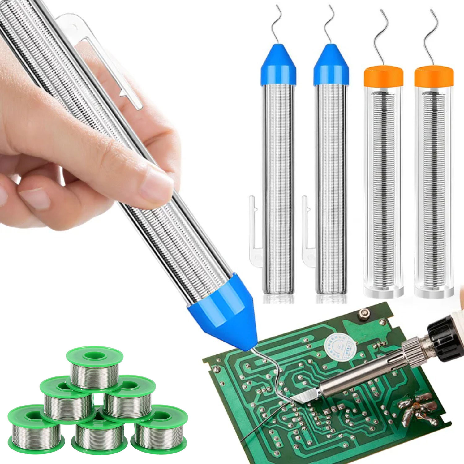 Flux Pen Electronics - Kurşunsuz Kalem Tipi Lehim Teli 0.8/1.0mm