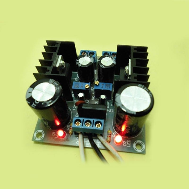 Diy Electronics Parts - Sigortalı LM317 + LM337 Pozitif Negatif