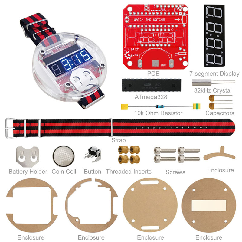 Tek Çipli LED Kiti Saat DIY Bü - Diy Electronics Parts incelemesi ve fiyatı