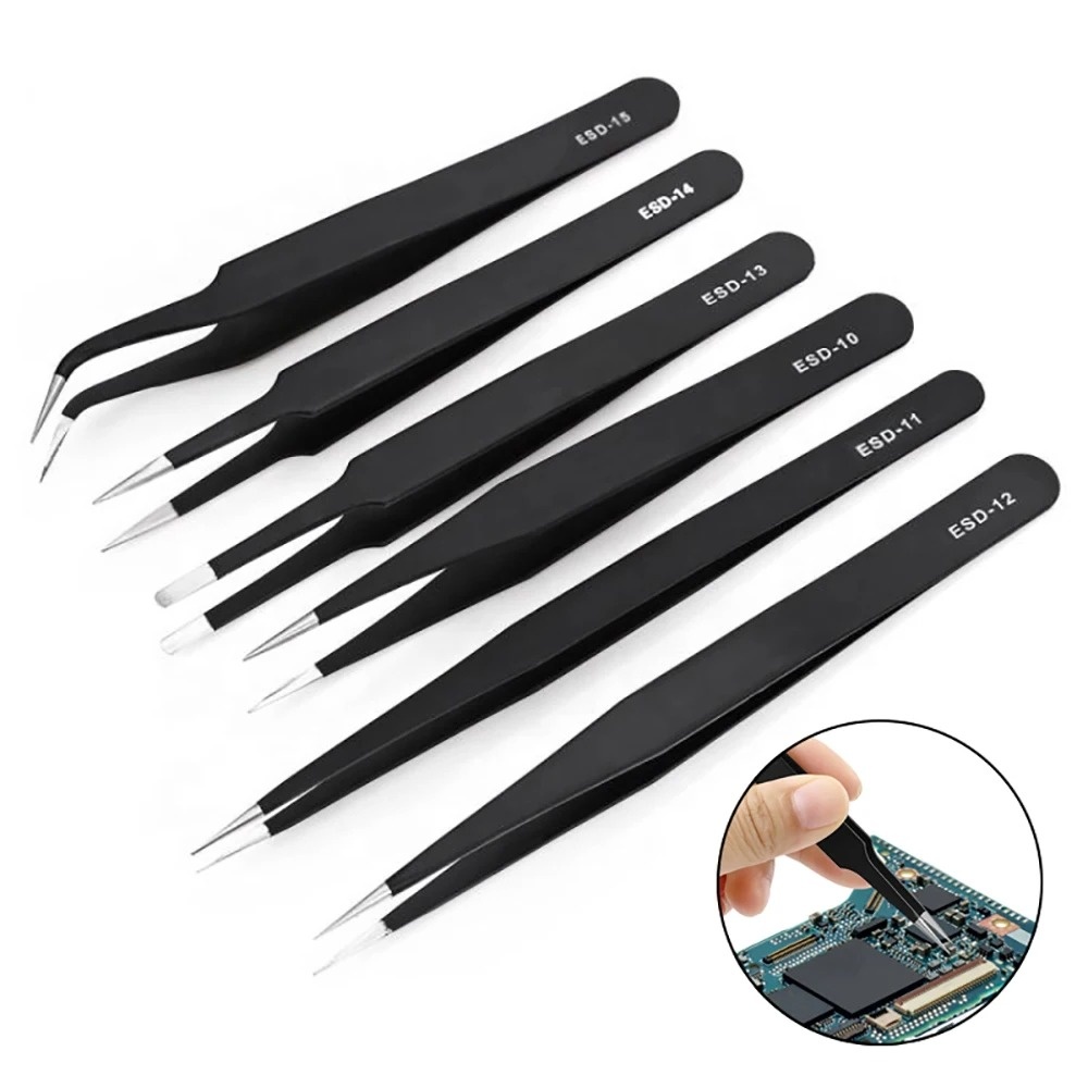 6 adet Paslanmaz Çelik Anti-st - Diy Electronics Tool Kit incelemesi ve fiyatı