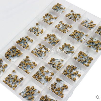 24 değerleri * 20 adet = 480 a - Capacitor Kit Assortment incelemesi ve fiyatı