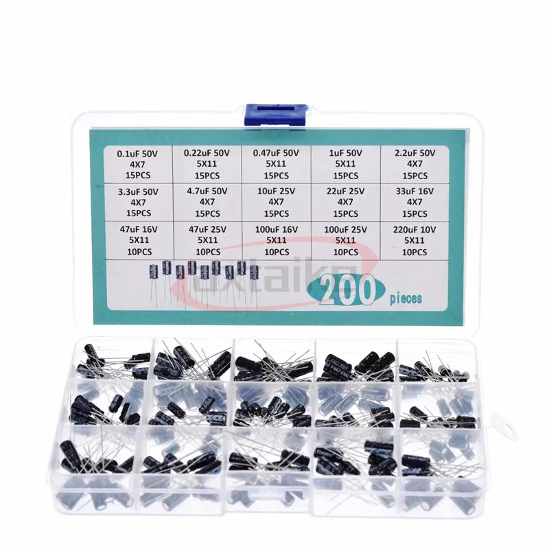 120/200/500 adet Radyal Kondan - Capacitor Kit Assortment incelemesi ve fiyatı