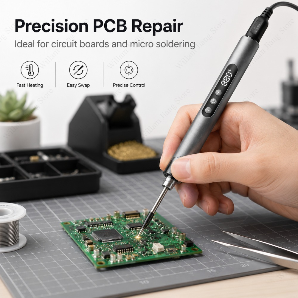 1/3 adet USB havya yedek ucu 5 - Flux Pen Electronics incelemesi ve fiyatı