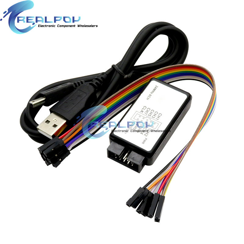 USB Mantık Analizörü 24 MHz 8  - Diy Electronics Project Kit incelemesi ve fiyatı