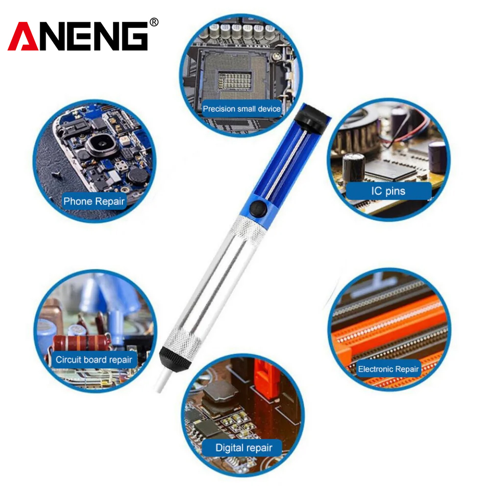 ANENG Lehim Sökme Pompası, Leh - Flux Pen Electronics incelemesi ve fiyatı