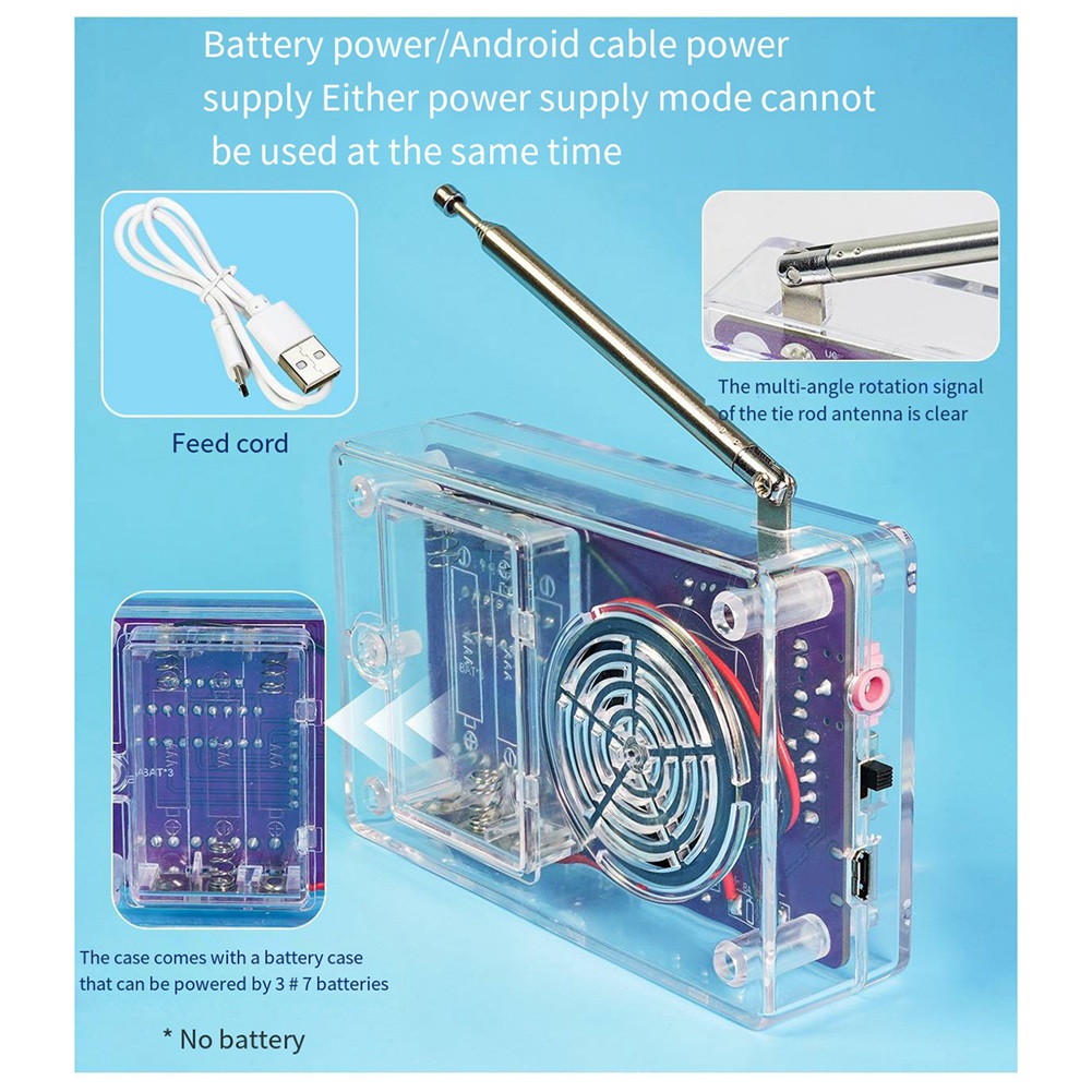 A72Z Yeni HU-017B DIY FM Radyo - Diy Electronics Project Kit incelemesi ve fiyatı
