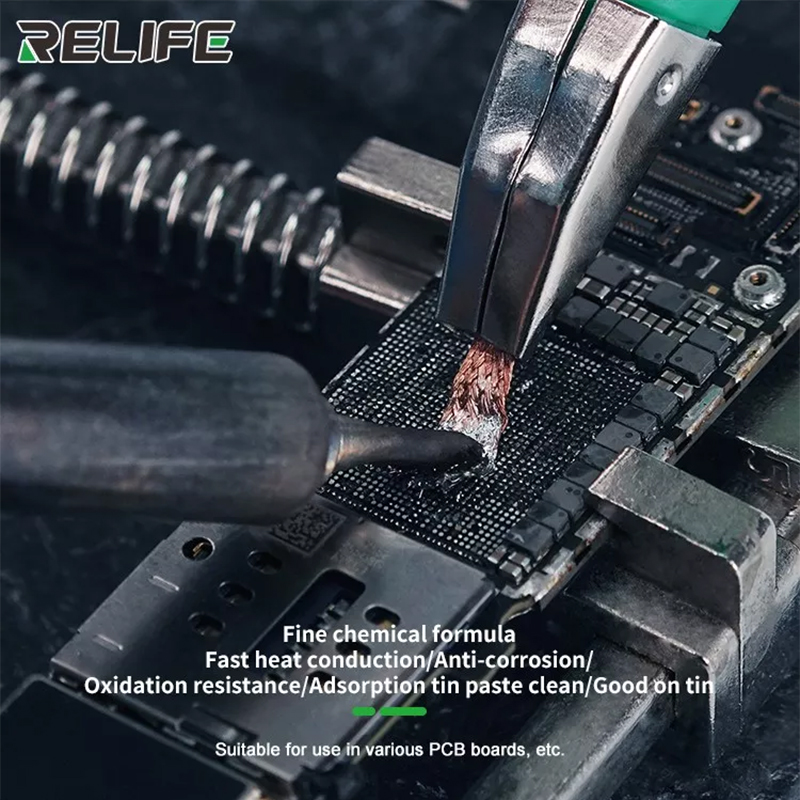 RELIFE lehim sökme ağı anti-sı - Desoldering Pump Solder incelemesi ve fiyatı