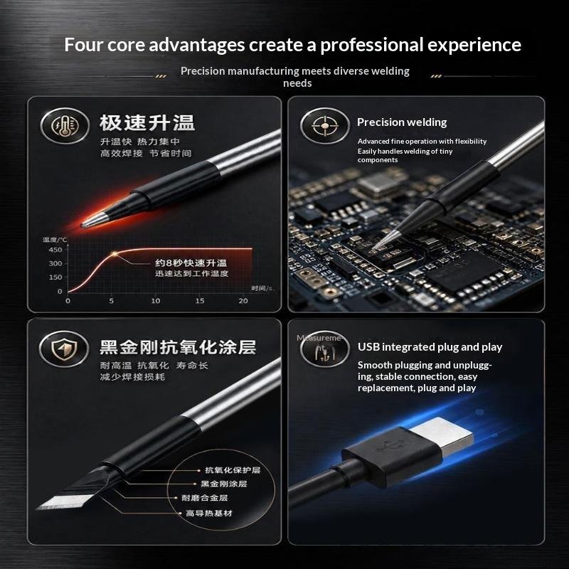 3 adet 5V USB havya ucu seti a - Flux Pen Electronics incelemesi ve fiyatı