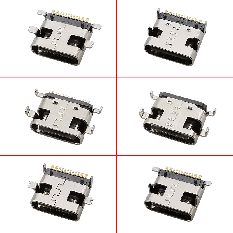 10 adet USB tip C dişi 16 Pin  - Smd Solder Paste incelemesi ve fiyatı