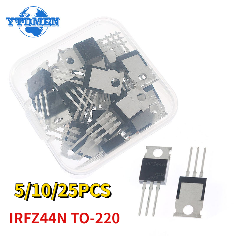 5-25 adet IRFZ44N TO220 IRFZ44 - Mosfet Transistor Set incelemesi ve fiyatı