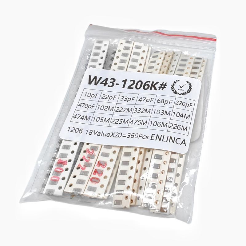 360 adet SMD kondansatör kiti  - Capacitor Kit Assortment incelemesi ve fiyatı