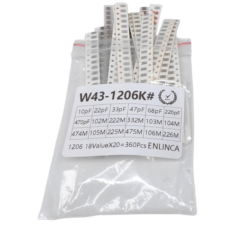 360 adet SMD kondansatör kiti  - Capacitor Kit Assortment incelemesi ve fiyatı