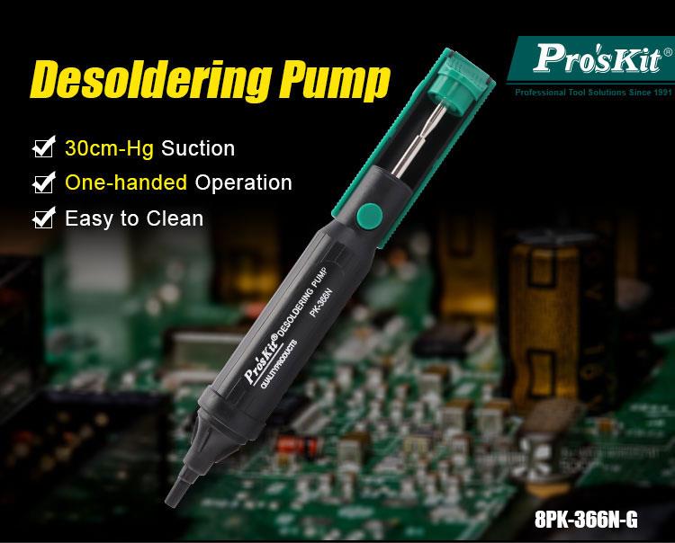 Pro'sKit %100 Orijinal 8PK-366 - Desoldering Pump Solder incelemesi ve fiyatı
