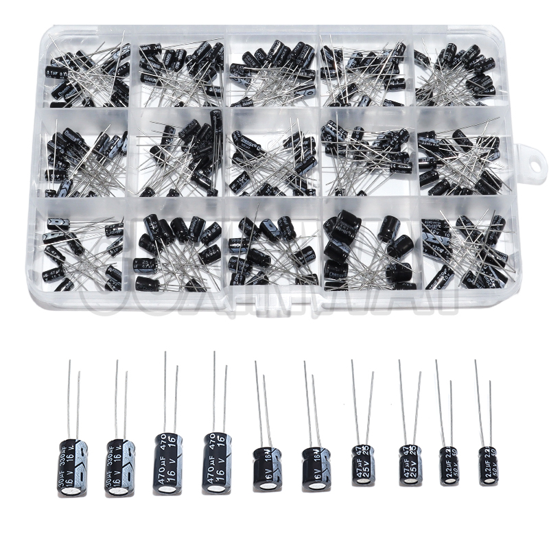 200 adet 15 Değerler 10V 16V 2 - Capacitor Kit Assortment incelemesi ve fiyatı