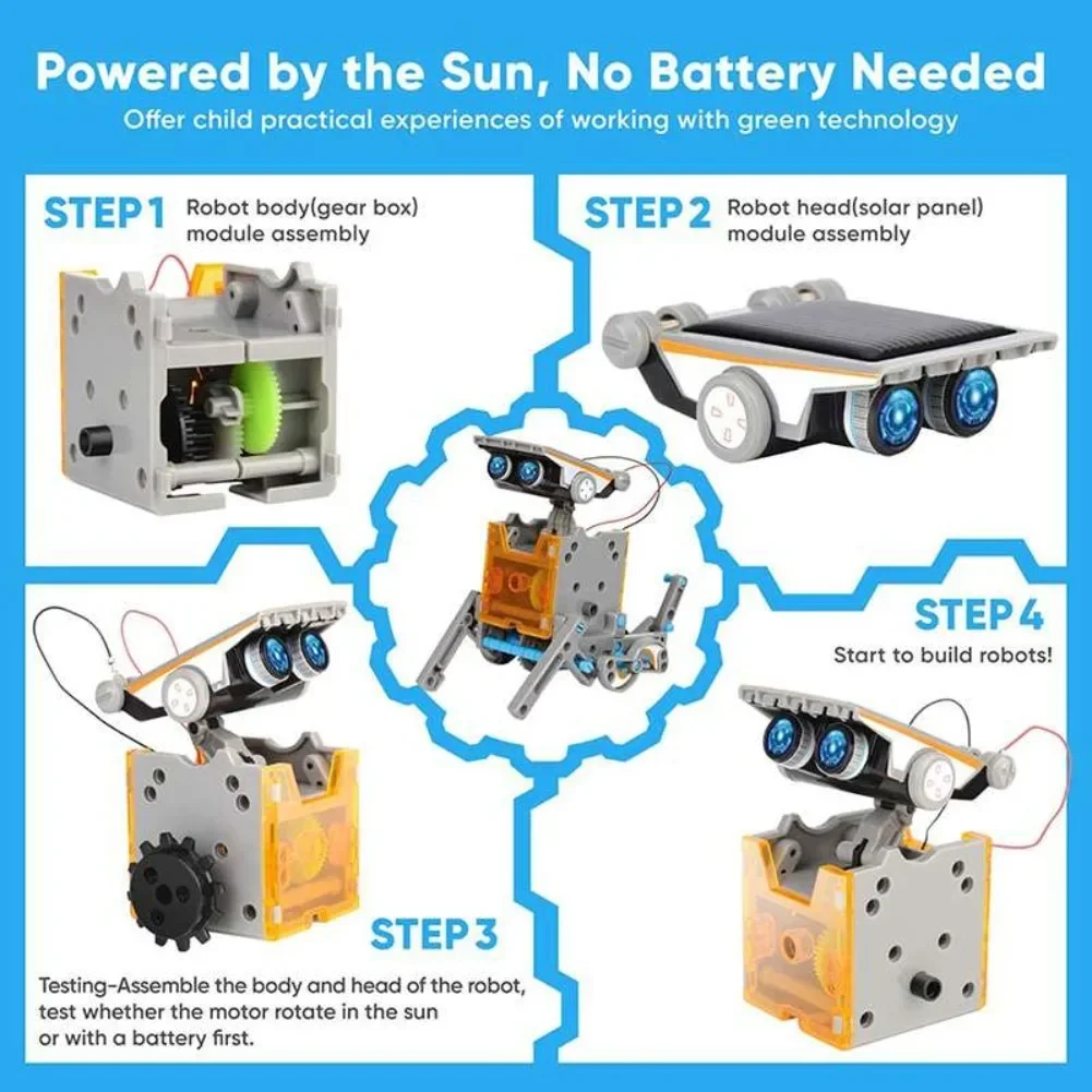 13 in 1 Güneş Enerjili Robot B - Diy Electronics Parts incelemesi ve fiyatı